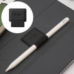  Ringke selvklebende Apple Pencilholder i kunstskinn - Sort