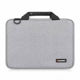  HAWEEL 14" MacBook-veske med praktisk tilbehørsrom og bærestropp - Grå