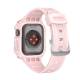 Stropp og deksel i ett for Apple Watch 40/41mm - Pink/Rose Pink