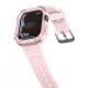 Stropp og deksel i ett for Apple Watch 40/41mm - Pink/Rose Pink