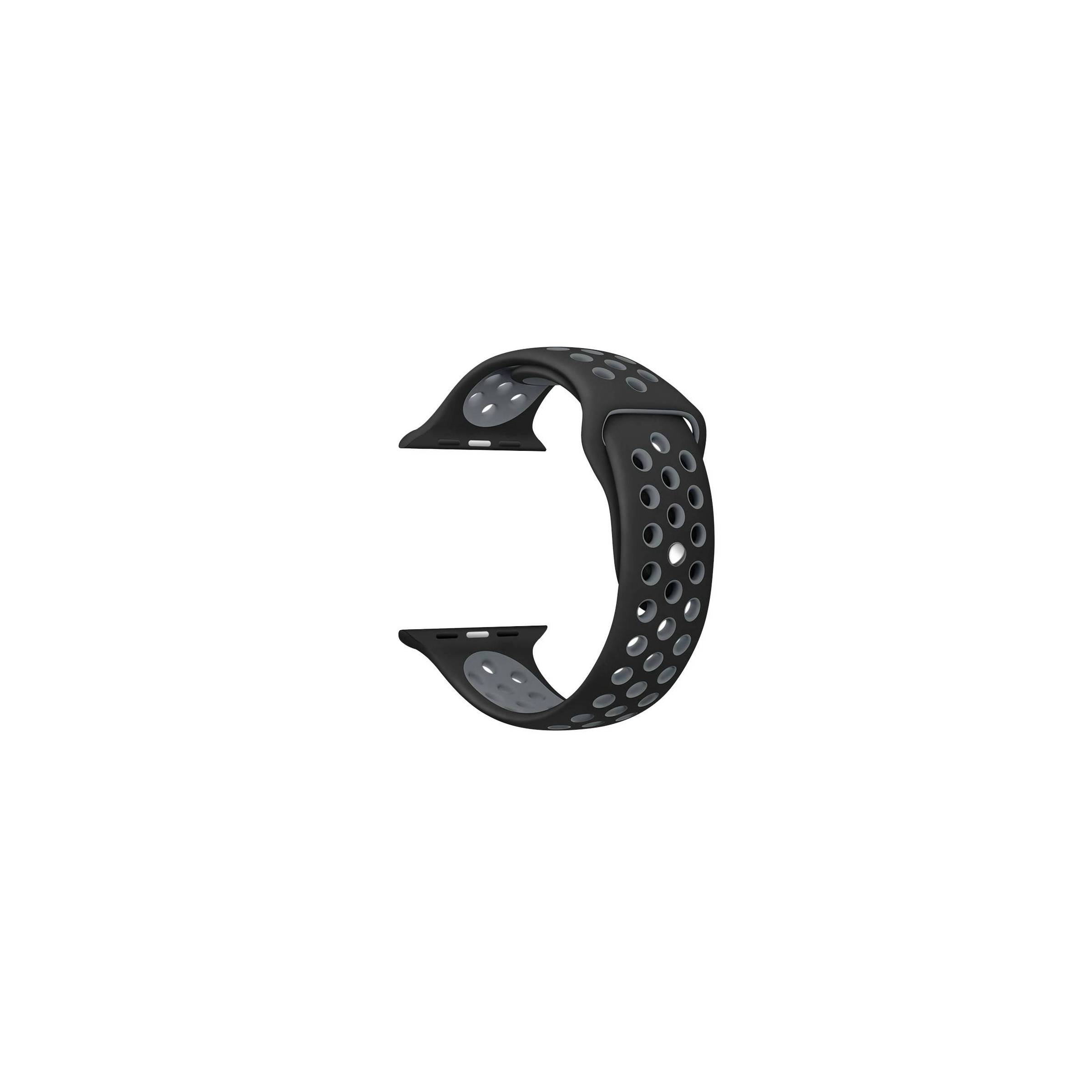 Bilde av Apple Watch Stropp I Silikon - Egnet For Sport, Størrelse 38mm, Farge Grå