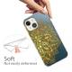 Beskyttende iPhone 13 deksel - Gjennomsiktig med gullblomst