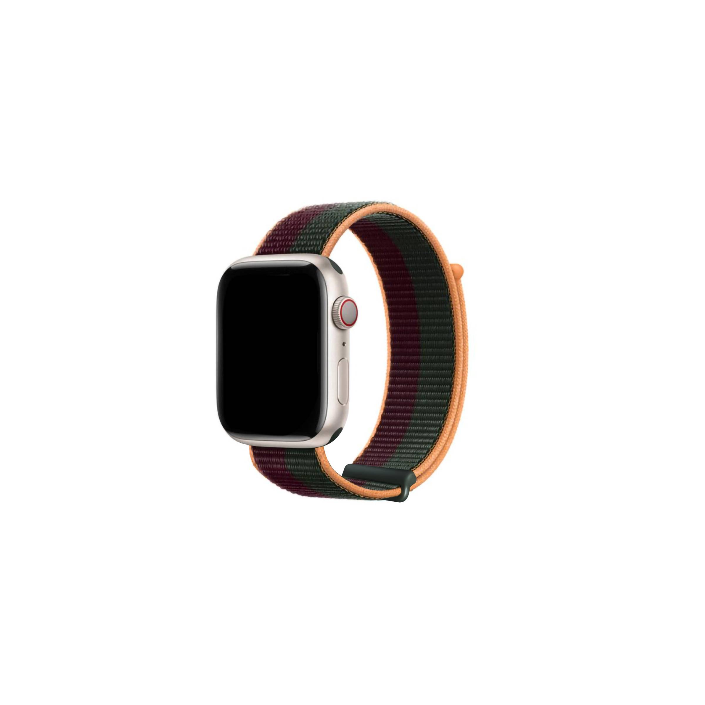 Bilde av Dux Ducis Apple Watch Loopback-rem 42/44/45 Mm - Vinrød, Grønn Og Gul