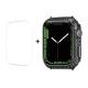 Enkay Apple Watch 7 karbonfiberdeksel og skjermbeskytter - 45mm