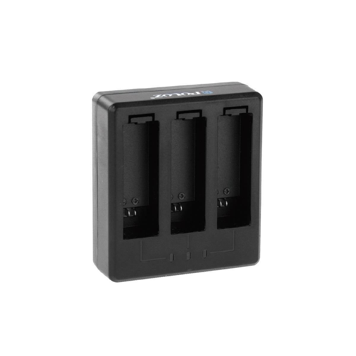 PULUZ Oplader til 3x GoPro HERO 5 batterier Mackabler.no PULUZ Oplader til 3x GoPro HERO 5 batterier Mackabler.no