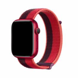 DUX DUCIS Apple Watch loopback-rem 42/44/45 mm - Vinrød og rød