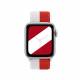 Apple Watch loopback -rem 38/40 mm - rød og hvit