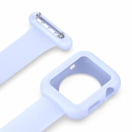 Apple Watch-rem i silikon for sykepleiere 38/40/41mm - Lyseblå