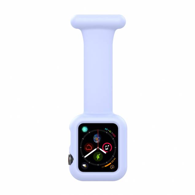 Apple Watch-rem i silikon for sykepleiere 38/40/41mm - Lyseblå