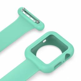  Apple Watch-rem i silikon for sykepleiere 38/40/41mm - Mintgrønn