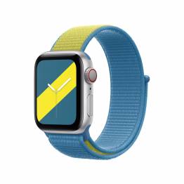 Apple Watch loopback-rem 38/40/41 mm - Blå og gul