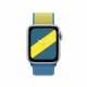 Apple Watch loopback -rem 42/44/45 mm - Blå og gul