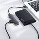 Ugreen USB 3.0 til 4-porters USB Hub med MicroUSB for ekstra kraft