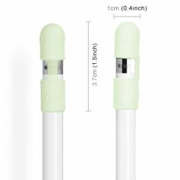  Anti-tap-hette I silikon for Apple Pencil 1 - Hvit