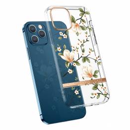iPhone 12 Pro Max deksel med blomster - Magnolia