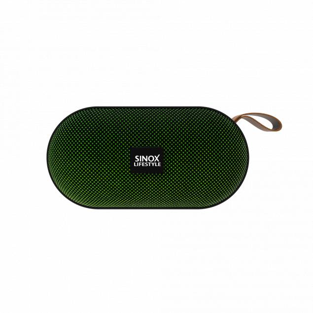 Sinox Lifestyle Travel Bluetooth-høyttaler med FM-radio - Grønn