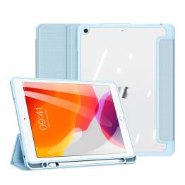 DUX DUCIS Toby iPad 10.2" 7/8/9 2019-21 deksel med Pencil-rom - Blå