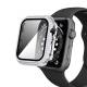 Apple Watch 1/2/3 38mm deksel og beskyttelsesglass m diamanter - Sølv