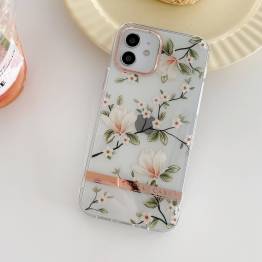  iPhone 13 Pro deksel med blomster - Magnolia