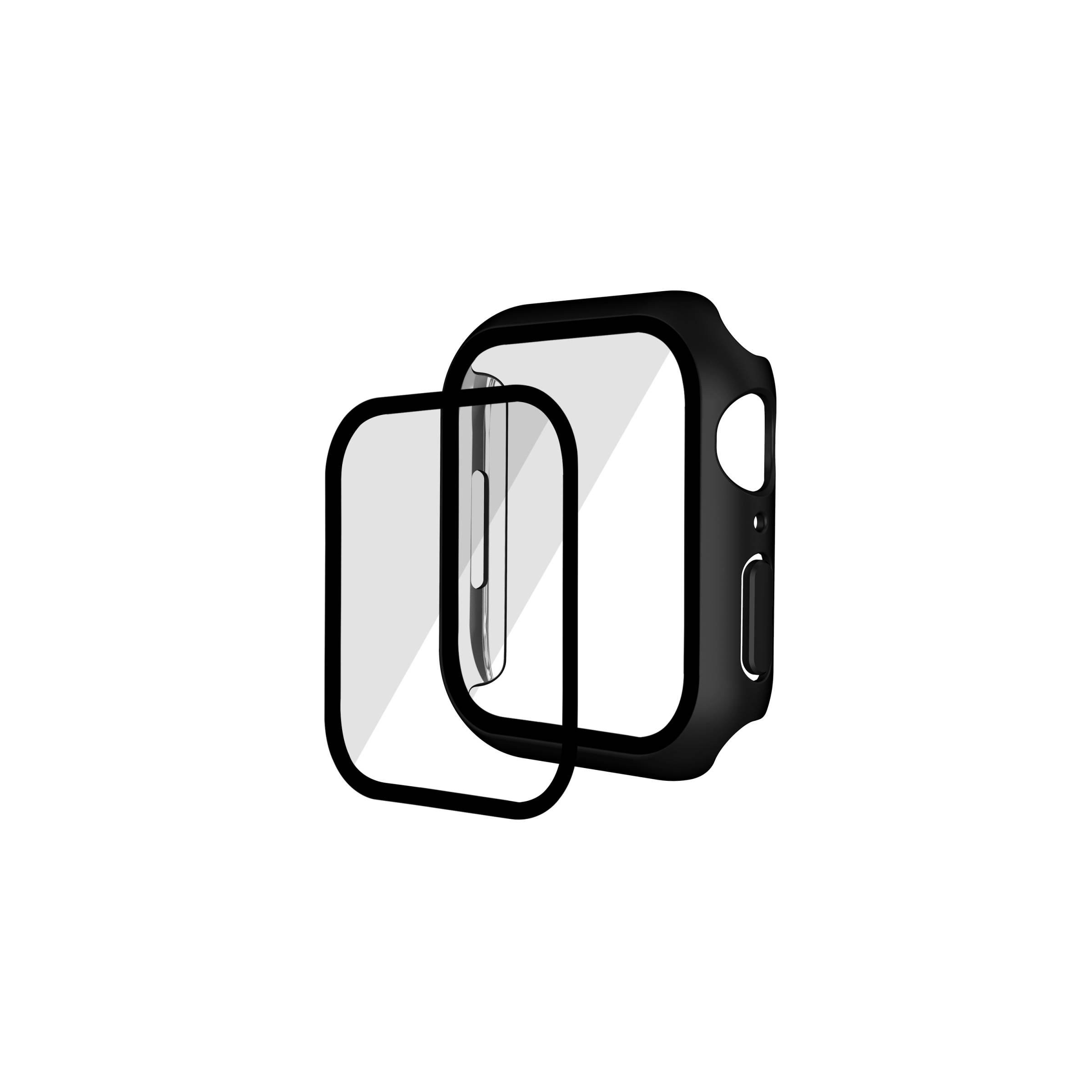 Bilde av Ekstra Beskyttende Apple Watch 7/8 Deksel I Hardplast - 41mm - Sort