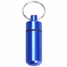 Vanntett beholder for piller eller geocaching (bison) - Blå