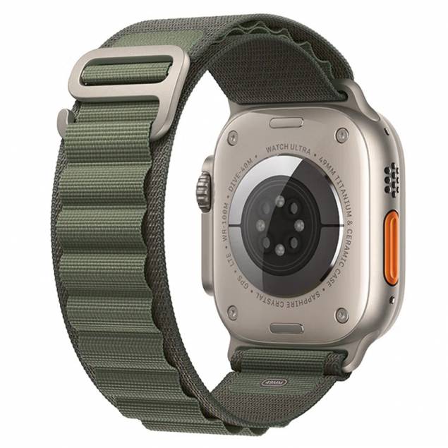 Apple Watch Ultra Nylon Loop Strap - Army grønn