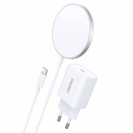 Choetech MagSafe Qi lader for iPhone 12, 13, 14 inkl. 20W lader