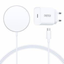  Choetech MagSafe Qi lader for iPhone 12, 13, 14 inkl. 20W lader