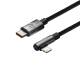 Baseus MVP 2 robust USB-C til Lightning-kabel med vinkel - 2m - Svart