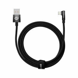 Baseus MVP robust USB til Lightning-kabel med vinkel - 1m - Svart