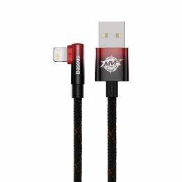  Baseus MVP robust USB til Lightning-kabel med vinkel - 1m - Rød