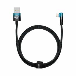 Baseus MVP robust USB til Lightning-kabel med vinkel - 1m - Blå