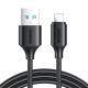 Joyroom 3-pack USB til Lightning-kabel - 0,25m, 1m og 2m - Svart