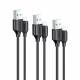 Joyroom 3-pack USB til Lightning-kabel -...