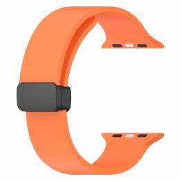  Silikonrem til Apple Watch Ultra med magnetlås - Oransje