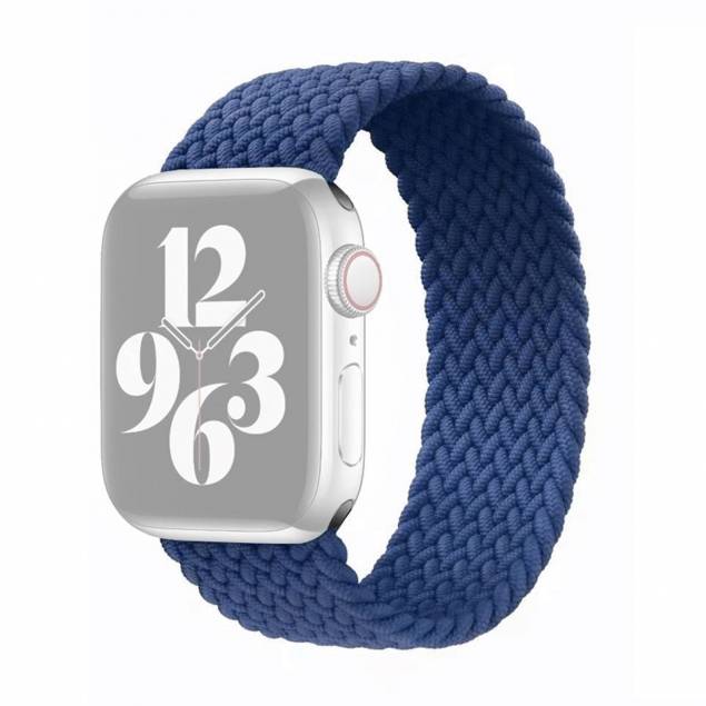 Apple Watch flettet stropp 42/44 mm - blå