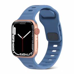  Sportsrem i silikon for Apple Watch Ultra og 42/44/45mm - Blå