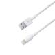 Sinox One USB til Lightning-kabel - 1m - Hvit