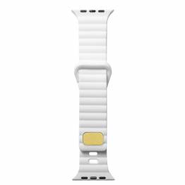  Silikonrem for Apple Watch Ultra og 42/44/45 mm - Hvit
