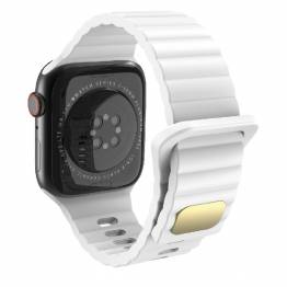 Silikonrem for Apple Watch Ultra og 42/44/45 mm - Hvit