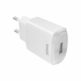 Sinox One USB-A lader - 12W - Hvit