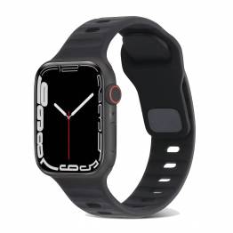 Sportsrem I silikon for Apple Watch Ultra og 42/44/45 - Svart