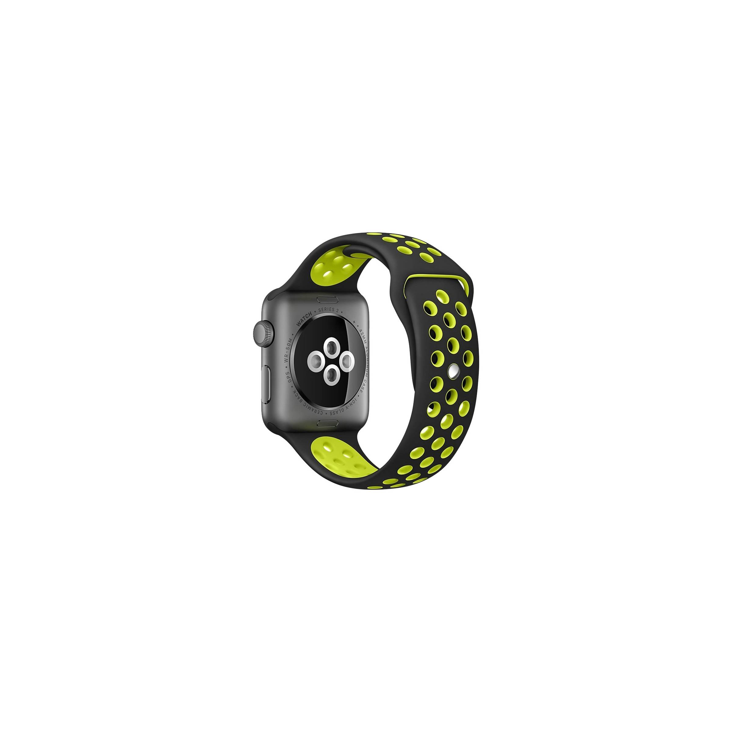 Bilde av Apple Watch Stropp I Silikon - Egnet For Sport, Størrelse 42mm, Farge Gul