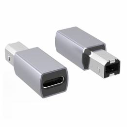  USB-C hunn til USB 2.0 Type-B adapter for skrivere, skannere etc.