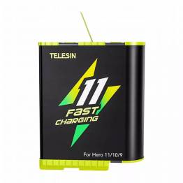 Telesin Fast Charge batteri for GoPro Hero 9/10/11 - 1750mAh