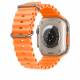 Ocean silikonrem for Apple Watch Ultra og Watch 44/45mm - Oransje