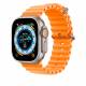 Ocean silikonrem for Apple Watch Ultra og Watch 44/45mm - Oransje