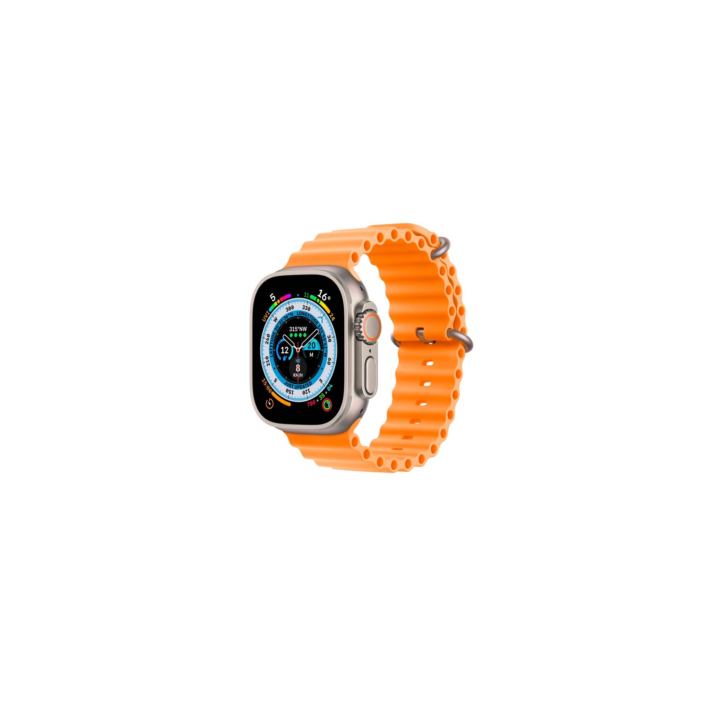 Bilde av Ocean Silikonrem For Apple Watch Ultra Og Watch 44/45mm - Oransje