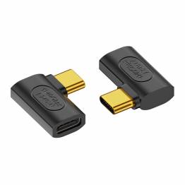 USB-C adapter med L-vinkel - 240W / 40Gbps / 8KUSB-C-adapter med L-vinkel - 240W / 40Gbps / 8K