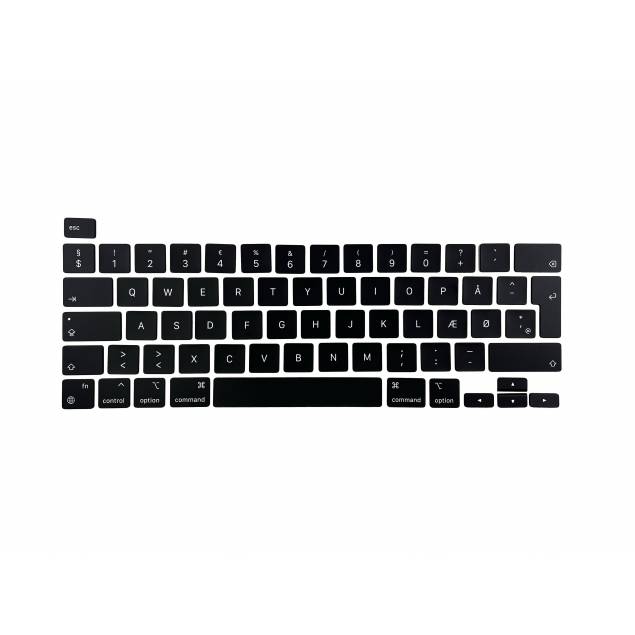 3 og hashtag tastaturknap til MacBook Pro 13" (2020 - og nyere)